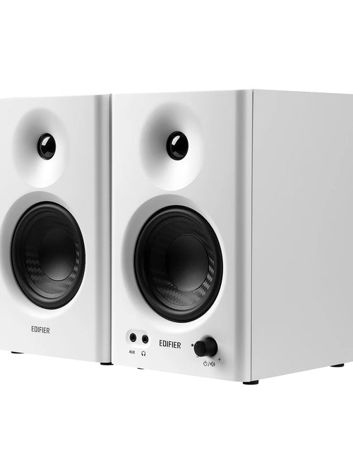 Load image into Gallery viewer, MR4 Powered Studio Monitor Speakers, 4&quot; Active Near-Field Monitor Speaker - White (Pair)
