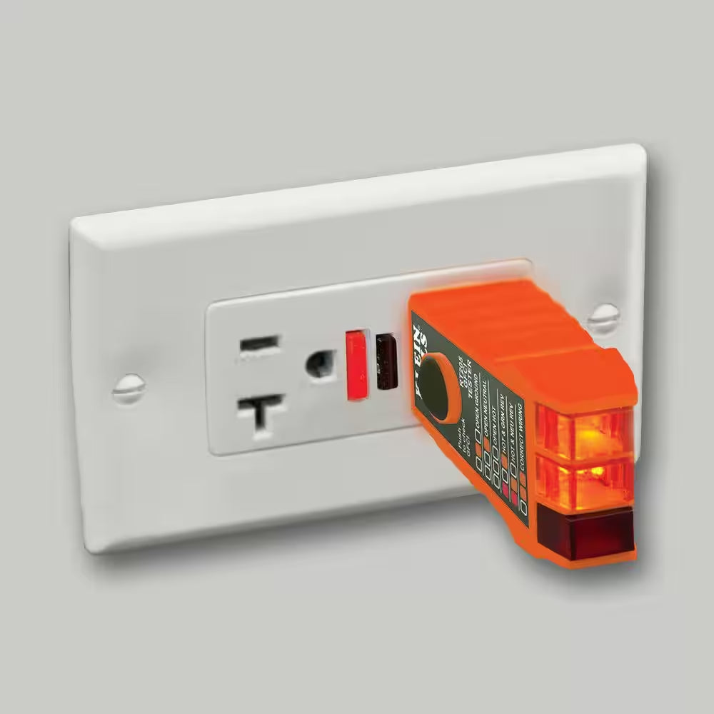 Digital Non-Contact Voltage and GFCI Receptacle Test Kit