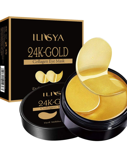 Load image into Gallery viewer, Ilisya 24K Gold Collagen Eye Mask | Hydrating Eye Patches for Dark Circles
