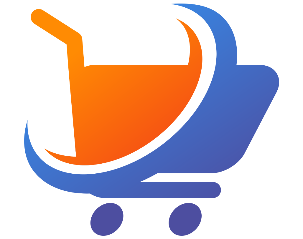 Shopping cart logo representing all-in-1store.com and online retail solutions.