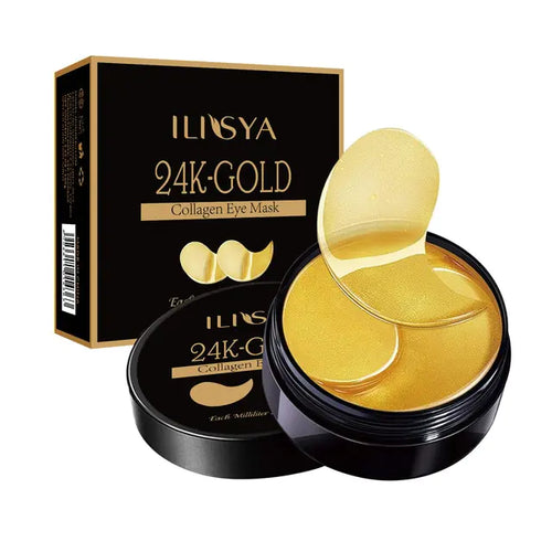 Load image into Gallery viewer, Ilisya 24K Gold Collagen Eye Mask | Hydrating Eye Patches for Dark Circles
