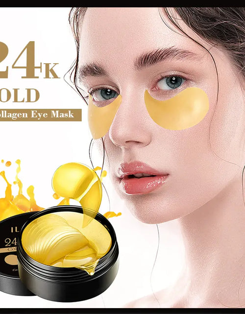 Load image into Gallery viewer, Ilisya 24K Gold Collagen Eye Mask | Hydrating Eye Patches for Dark Circles
